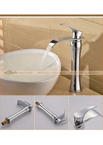 Banyo Çanak Lavabo Bataryası Krom Yeni Model 5 Yıl Garantili