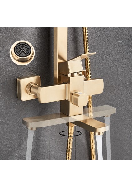 Banyo Bataryası Duş Seti Mat Gold Özel Seri Yeni Model fiyatları