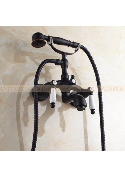 Banyo Bataryası Duş Seti Antik Mat Siyah Yeni Ürün Seramik Kollu fiyatları