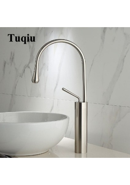 Banyo Çanak Lavabo Bataryası Yeni Tasarım Mat Krom Nikel 5 Yıl Garantili