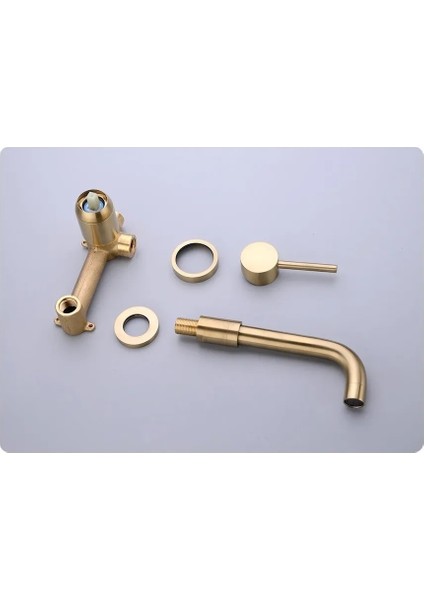 Banyo Lavabo Bataryası Ankastre Mat Gold Yeni Sıva Altı Dahil 5 Yıl Garantili. modelleri
