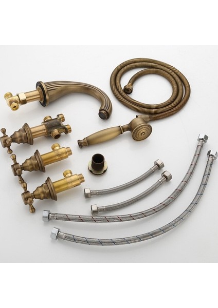 Banyo Lavabo Bataryası Ankastre Antik 5'li Set Yeni Adınıza Faturalı 5 Yıl Garantili modelleri