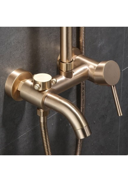 Banyo Bataryası Duş Seti Mat Gold Özel Seri Yeni Model modelleri