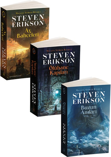 Malazan Yitikler Kitabı Serisi 3 Kitap - Steven Erikson