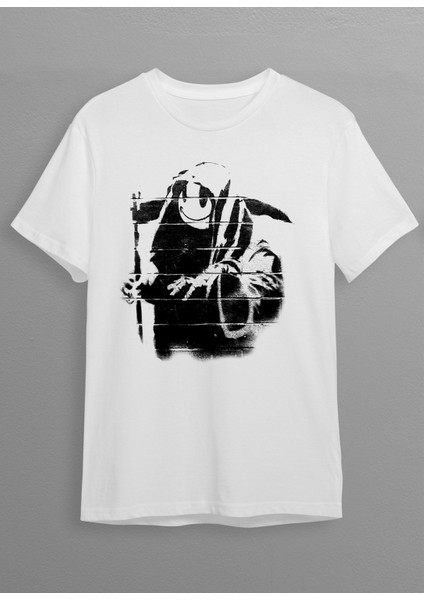 Azrail Baskılı Unisex T-Shirt H03