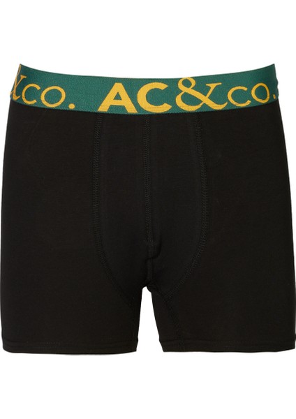 AC&Co / Altınyıldız Classics Erkek Çok Renkli Pamuklu Esnek Desensiz 5'li Boxer Paketi