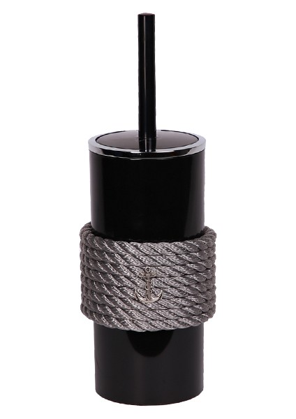 Siyah WC Fırça – Marin Tarz Yat & Tekne Banyo Aksesuarı