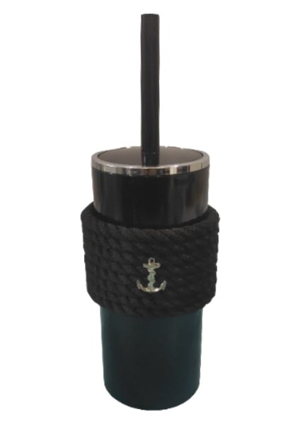 Siyah WC Fırça – Marin Tarz Yat & Tekne Banyo Aksesuarı