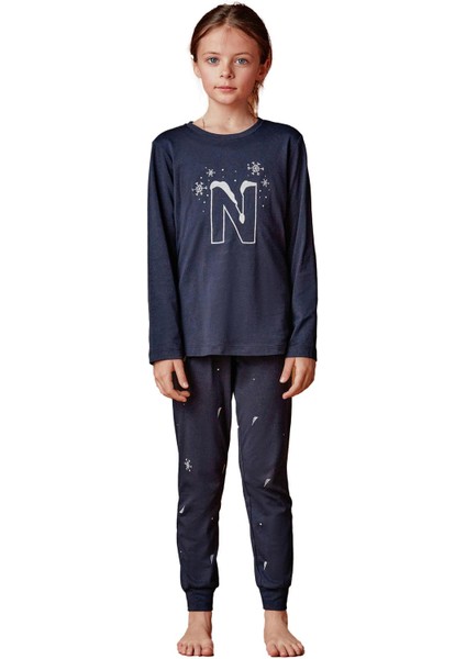 Kız Çocuk Uzun Kol Pijama Takım