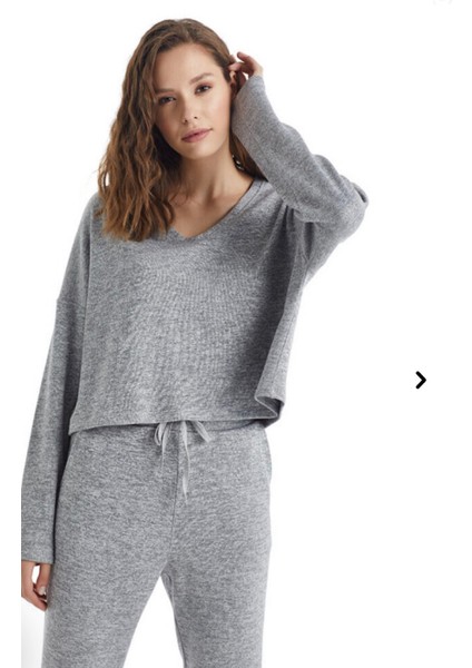 Kadın T-Shirt 60325-GRI