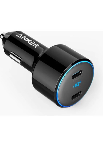 Powerdrive+ III Duo 48W Type-C Çıkışlı Hızlı Araç Şarj Cihazı - A2725 (Anker Türkiye Garantili)