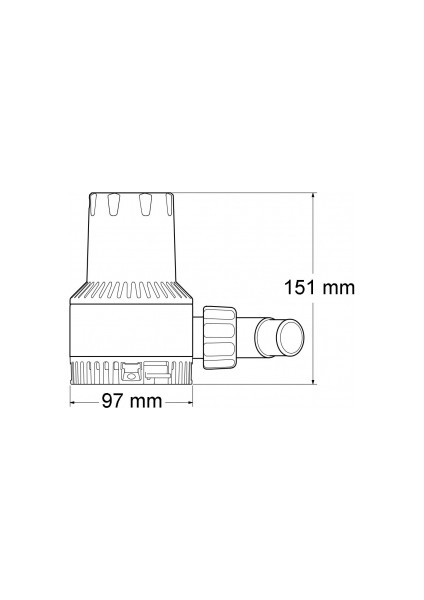 Attwood HD2000 Ağır Hizmet Sintine Pompası 12V 12A