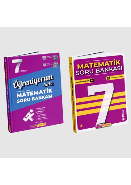 7. Sınıf Öğreniyorum Serisi - Matematik Soru Bankası 2023-2024