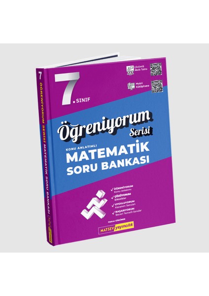 7. Sınıf Öğreniyorum Serisi - Matematik Soru Bankası 2023-2024 fiyatları
