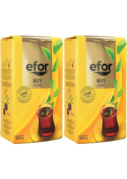 Efor Çay Efor Rize Çay 1.000 gr X2 Adet