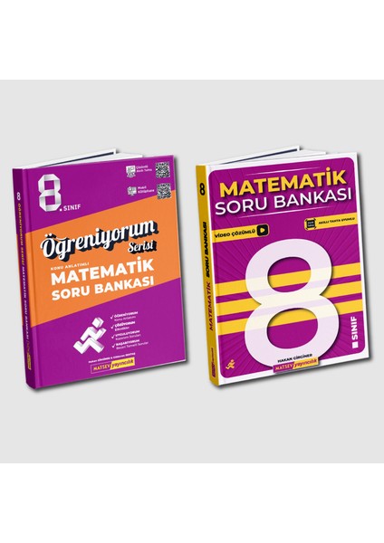 8. Sınıf Öğreniyorum Serisi - Matematik Soru Bankası 2023-2024
