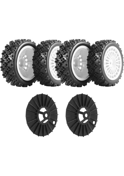 4 Adet Kauçuk Lastik Jant Lastiği XV01 TA06 TT01 TT01E TT02 TT02B Ptg-2 1/10 Rc Araba Yükseltme Parçaları Aksesuarları, 2 (Yurt Dışından)