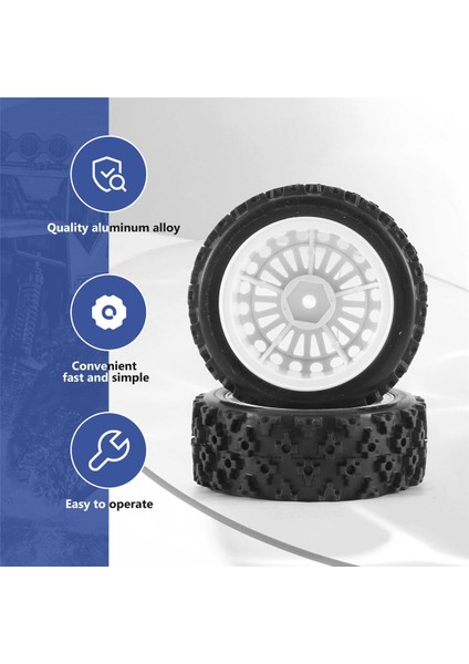 4 Adet Kauçuk Lastik Jant Lastiği XV01 TA06 TT01 TT01E TT02 TT02B Ptg-2 1/10 Rc Araba Yükseltme Parçaları Aksesuarları, 2 (Yurt Dışından)