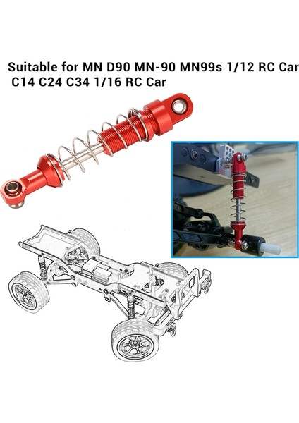 Mn D90 Mn-90 MN99S C14 C24 C34 Rc Araba Metal Uzatma Koltuk Yükseltme Parçaları Aksesuarları, 1 (Yurt Dışından) modelleri