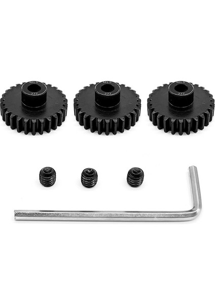Uzaktan Kumanda Araba Dişlisi M1.5 Modülü 8.0 Iç Delik Krom Çelik 11-30T Motor Dişlisi 3 Takım M5 Makine Ölçer DAHIL,12T (Yurt Dışından)