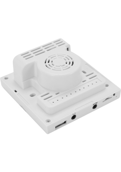 Duvar Hoparlör Fm Radyo Zaman Göstergeli Kulaklık Jakı Desteği Aux Ses Tf Kart USB Disk Mp3 Çalar USB Şarj (Yurt Dışından) fırsatları