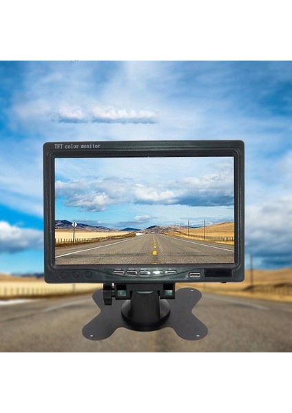 Mini Tv 7 Inç Hd Monitör 800X480 Taşınabilir Araç LCD Ekranları Dvd/cmmb Binek Araçlar Kamyonlar Için Iki Giriş (Yurt Dışından)