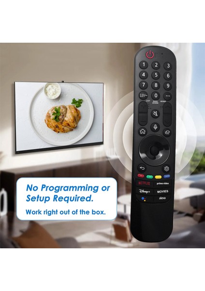 Lg Uhd/hdtv/oled 4K Akıllı Tv Için MR22GA AKB76039904 Uzaktan Kumandayı Ses Işleviyle Değiştirin (Yurt Dışından) fiyatları
