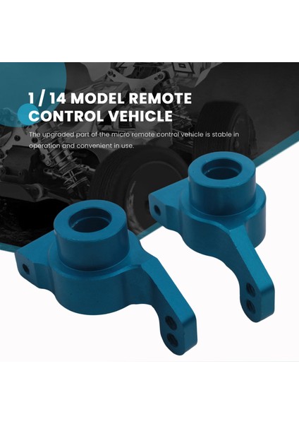 1:14 144001 Rc Araba Için Tam Yükseltme Yedek Parça Metal C Koltuk Direksiyon Kupası Salıncak Kolu Merkezi Tahrik Mili, Mavi (Yurt Dışından)