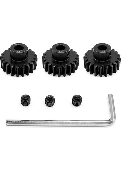 Uzaktan Kumanda Araba Dişlisi M1.5 Modülü 8.0 Iç Delik Krom Çelik 11-30T Motor Dişlisi 3 Takım M5 Makine Ölçer DAHIL,11T (Yurt Dışından)