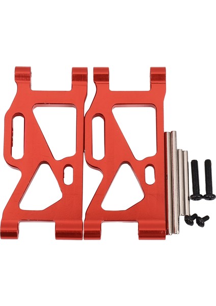 2 Adet Arka Alt Süspansiyon Kolu 144001 Rc Hobi Model Araba Için 1/14 Lc Yarış Tam Serisi Dik Set A-Arm Alüminyum, Kırmızı (Yurt Dışından)