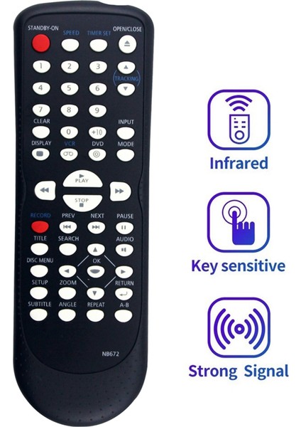 NB672 NB672UD DVD Vcr Combo Oynatıcı Için Uzaktan Kumandayı Değiştirin DV225MG9 A DV225MG9C DV225MG9B DV226MG9 DV225MG9F7 (Yurt Dışından) indirimleri