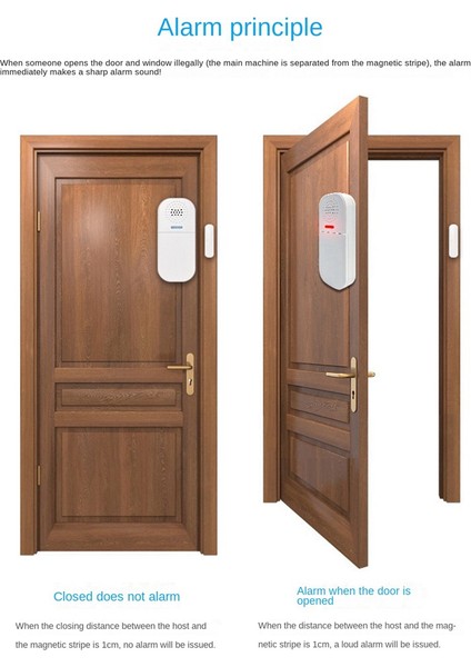 Tuya Kablosuz Akıllı 130DB Kapı Pencere Sensörü Sistemi Uzaktan Kumanda Operasyonu Ev Kapı Pencere Için Güvenli Hırsız Alarmı (Yurt Dışından) modelleri