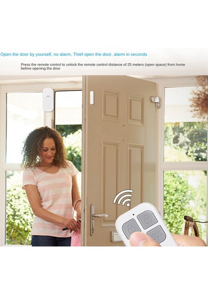 Tuya Kablosuz Akıllı 130DB Kapı Pencere Sensörü Sistemi Uzaktan Kumanda Operasyonu Ev Kapı Pencere Için Güvenli Hırsız Alarmı (Yurt Dışından) indirimleri