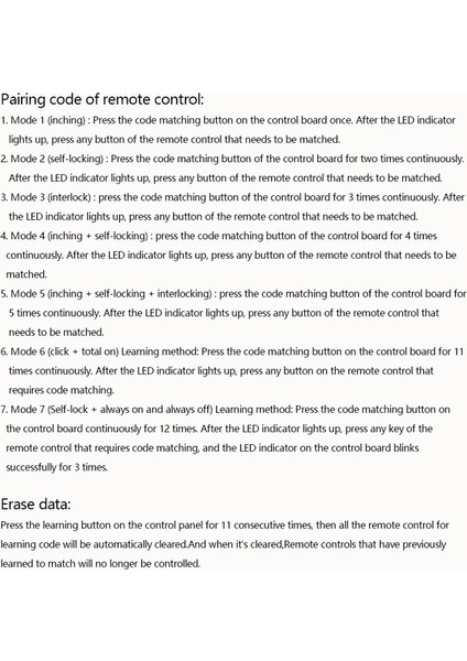 Kanal Kablosuz Rf Uzaktan Kumanda Anahtarı 12V/24V/36V 433MHZ Uzaktan Kumanda Kablosuz Uzaktan Motor Kontrol Anahtarı DC9V-72V (Yurt Dışından)
