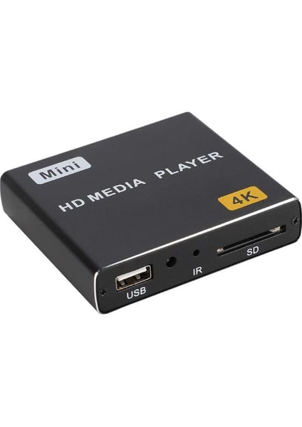 Mini 4K HDD Medya Oynatıcı 1080P Yatay ve Dikey Dijital Video Oynatıcı, USB Sürücüsü/sd Kartları Abd Tak (Yurt Dışından)