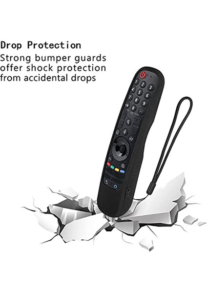Uzaktan Kumanda Koruyucu Kapak Için Lg AN-MR21 MR21GC MR21GA Tv Uzaktan Kumanda Silikon Koruyucu Kapak Kordon ile (B) (Yurt Dışından) modelleri