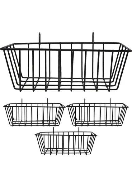 Tasarım Metal Duvar Izgarası Için 4pcs Raf, Kafes Fotoğraf Duvar Tel Sepeti Için Kullanılan Raf Tasarımı Izgara Fotoğraf Duvarı (Yurt Dışından)