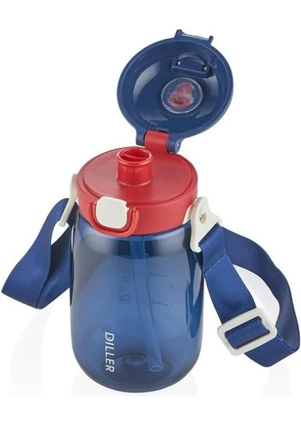 Tritan Pipetli - Pipetsiz Kullanılabilen Matara - 550 ml