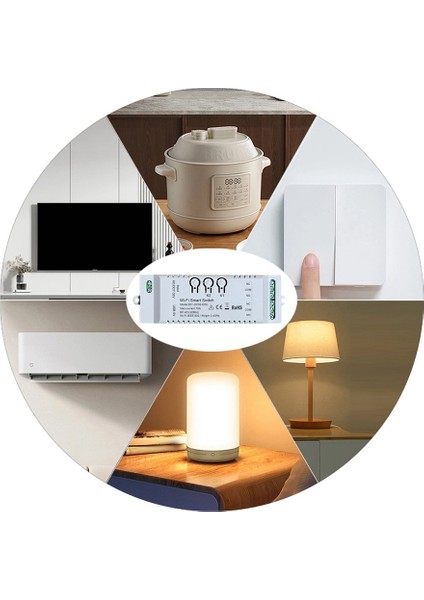 2ch Wifi Akıllı Anahtar Dıy Zamanlayıcı + Uzaktan 85-265 V Wifi + RF433 + Bt Ev Otomasyon Modülü Alexa Google Ev Için Iftt (Yurt Dışından)