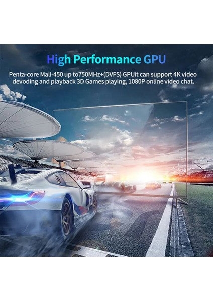 I96MINI Iı Tv Kutusu 2 GB + 16 GB 4 K Android 10.0 Akıllı Tv Kutusu 2.4g 5g Wifi Medya Oynatıcı Set Üstü Kutusu Ingiltere Tak (Yurt Dışından)