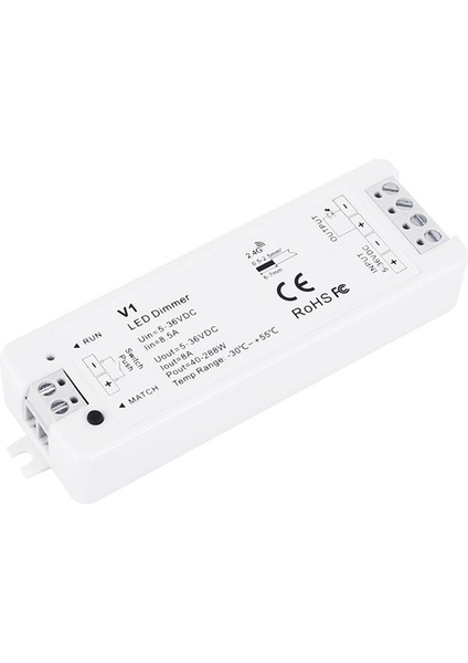 LED Dimmer 12V 5V 24V 36V 8A Pwm Kablosuz Rf Anahtarı 2.4g Parlaklık Ayarı ile LED Tek Renk Şerit Için Uzaktan Kumanda (Yurt Dışından)