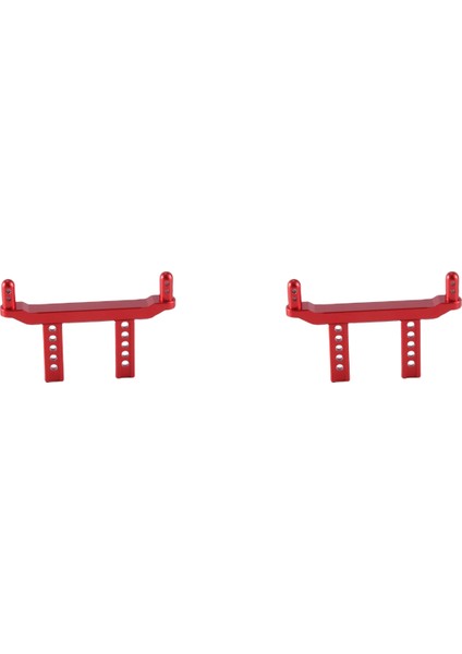 Scy1/16 Için Uzaktan Kumanda Araba Parçaları ve Aksesuarları 6061 Alüminyum Yükseltme ve Modifikasyon Ön ve Arka Gövde Ayağı Kırmızı (Yurt Dışından)