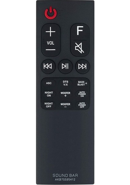 AKB75595412 Uzaktan Kumanda Lg Ses Çubuğu Için Değiştirildi Sk5 SK5Y SL5Y SL6Y SN6Y (Yurt Dışından)