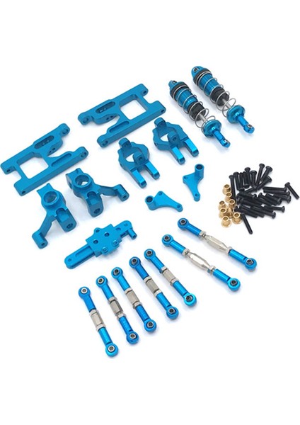 Weili Için 1/12 12427 12428 12423 Uzaktan Kumanda Araba Yedek Parçaları Metal Yükseltme Parçaları, Mavi (Yurt Dışından)