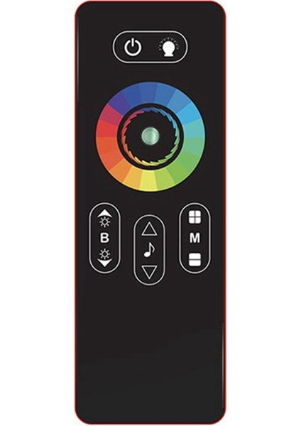 2.4g Uzaktan Kumanda Taşınabilir Ince Kablosuz Dokunmatik Uzaktan Kumanda Karartma Uzaktan Kumanda Denetleyici Olmadan, C (Yurt Dışından)