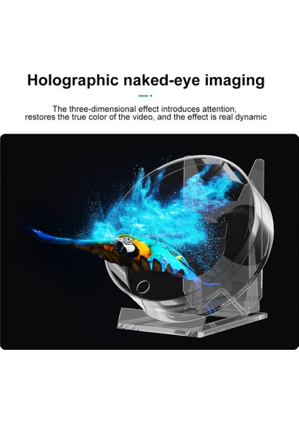 3D Fan Hologram Projektör Masaüstü LED Burcu Holografik Lamba Oynatıcı Uzaktan Ekran Desteği Görüntüler ve Video (Yurt Dışından)