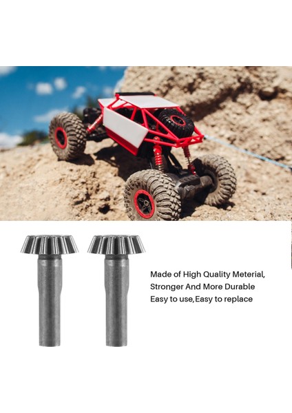 2 Adet Metal K949-43 Konik Dişli 104001 K949 1/10 Rc Araba Yükseltme Parçaları Yedek Aksesuarlar (Yurt Dışından)