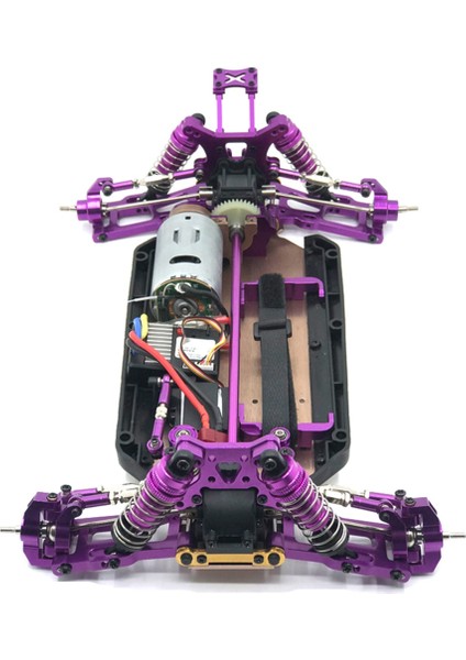 Direksiyon Kavrama Takımı Direksiyon Servo Tasarrufu Komple 144001 1/14 124018 124019 Rc Araba Yükseltme Parçaları, Kırmızı (Yurt Dışından) indirimleri