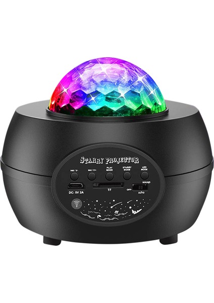 LED Yıldızlı Projektör Lambası, Bluetooth Müzik Çalar, Uzaktan Kumanda, Çocuk Yetişkinler Için Zamanlayıcı Parti Dekorasyon (Yurt Dışından)