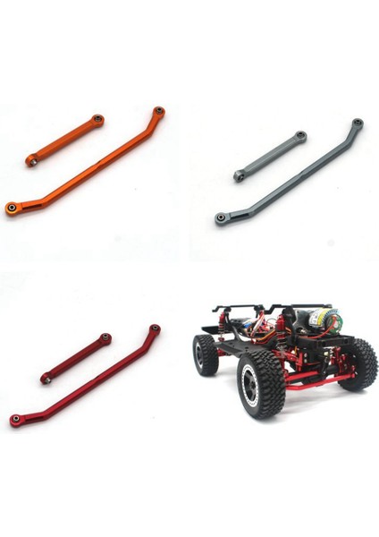 Metal Ayarlanabilir Direksiyon Bağlantı Bağlantı Çekme Çubuğu 1/12 MN128 MN86S G500 Paletli Off Road Kamyon, Gri B (Yurt Dışından) indirimleri